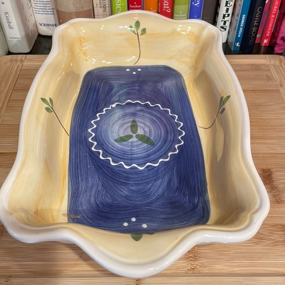 Italian Hand Painted Casserole Dish - Picture 3 of 13